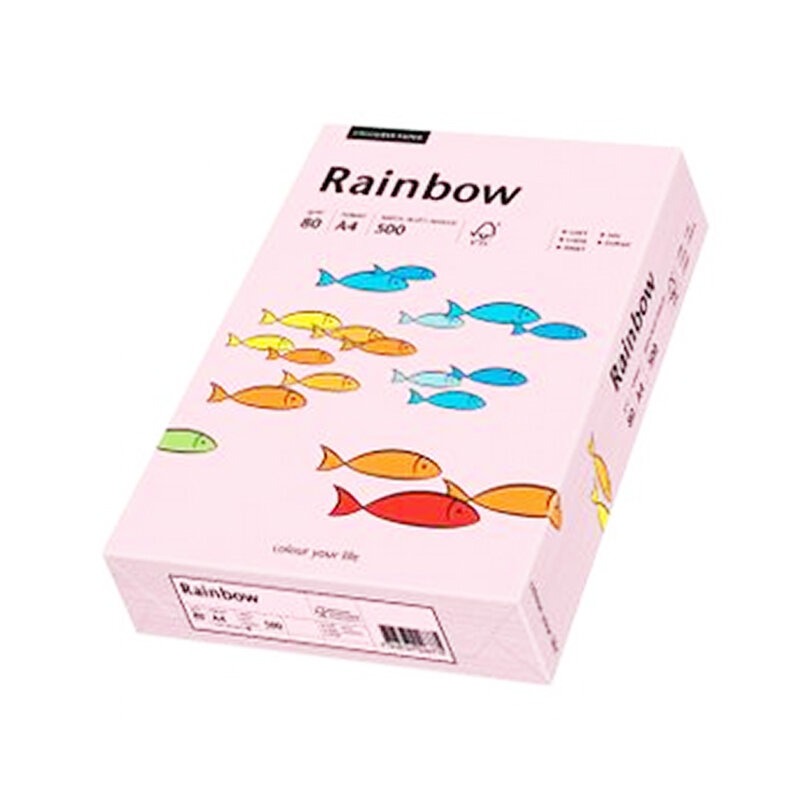 Papier Xero Rainbow A4 80G Jasno Różowy R 54