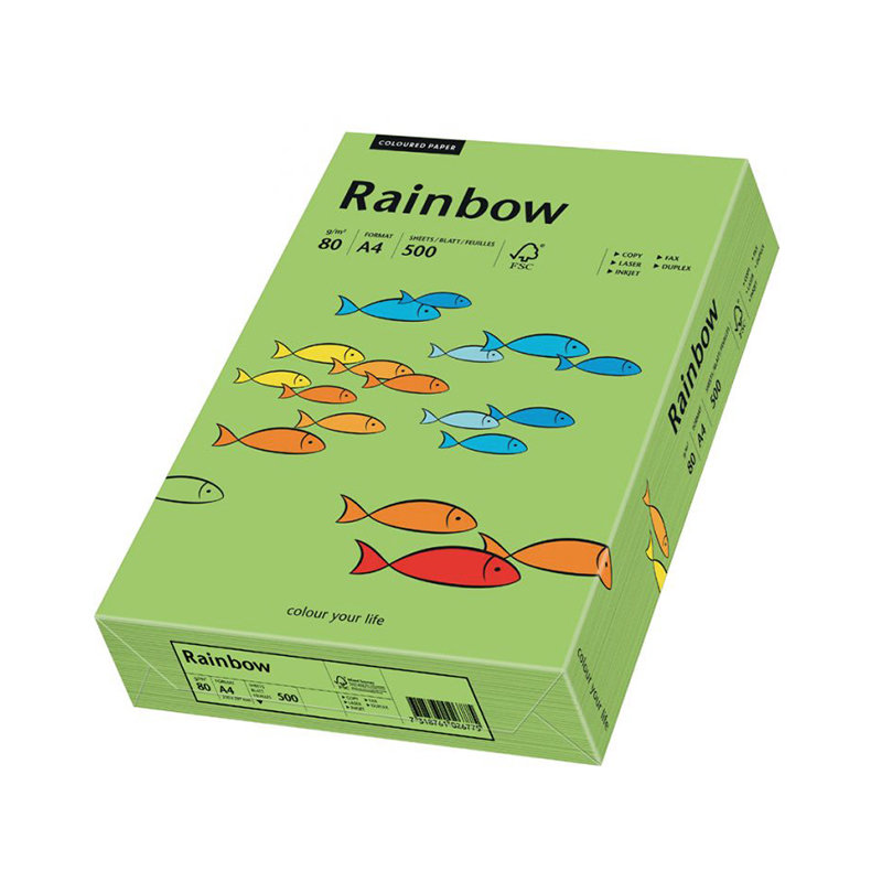 Papier Xero Rainbow A4 80G Zielony R 76
