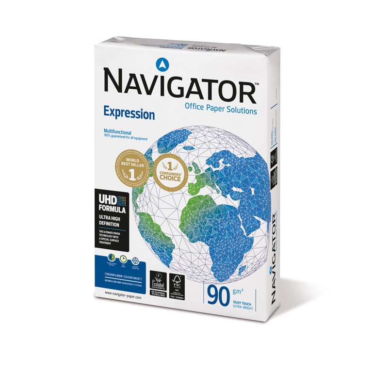 Papier ksero A4 90g Navigator mikroporowaty powlekany FSC