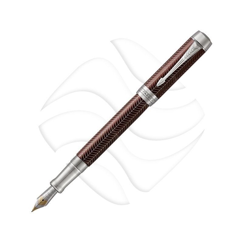 Parker Pióro Wieczne Centennial Duofold Prestige Burgundy Chevron CT FP (M) [1945417]