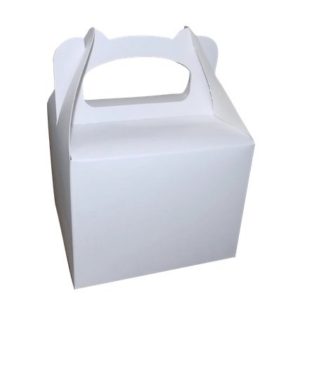 Pojemnik na Ciasto Papierowy (Gościnnik) Białe 120x120x90mm 10szt.