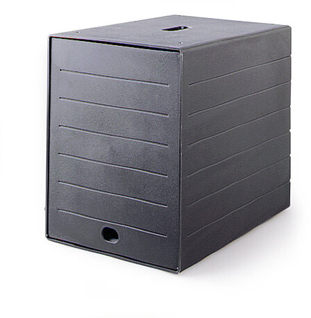 Pojemnik z 7 Szufladami z Przednią Osłoną IdealBox Plus C4 Czarny /Durable 1712001060