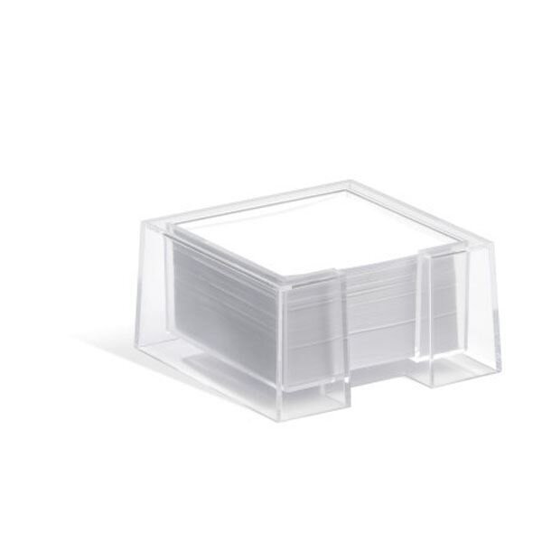 Pojemnik z Karteczkami Cubo 90x90mm 500szt. Przezroczysty /Durable 772419