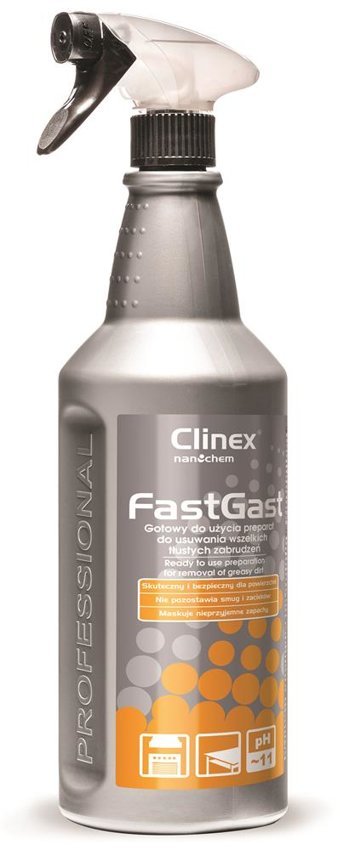 Preparat Do Usuwania Tłustych Zbrudzeń Clinex Fast Gast 1L 77-667