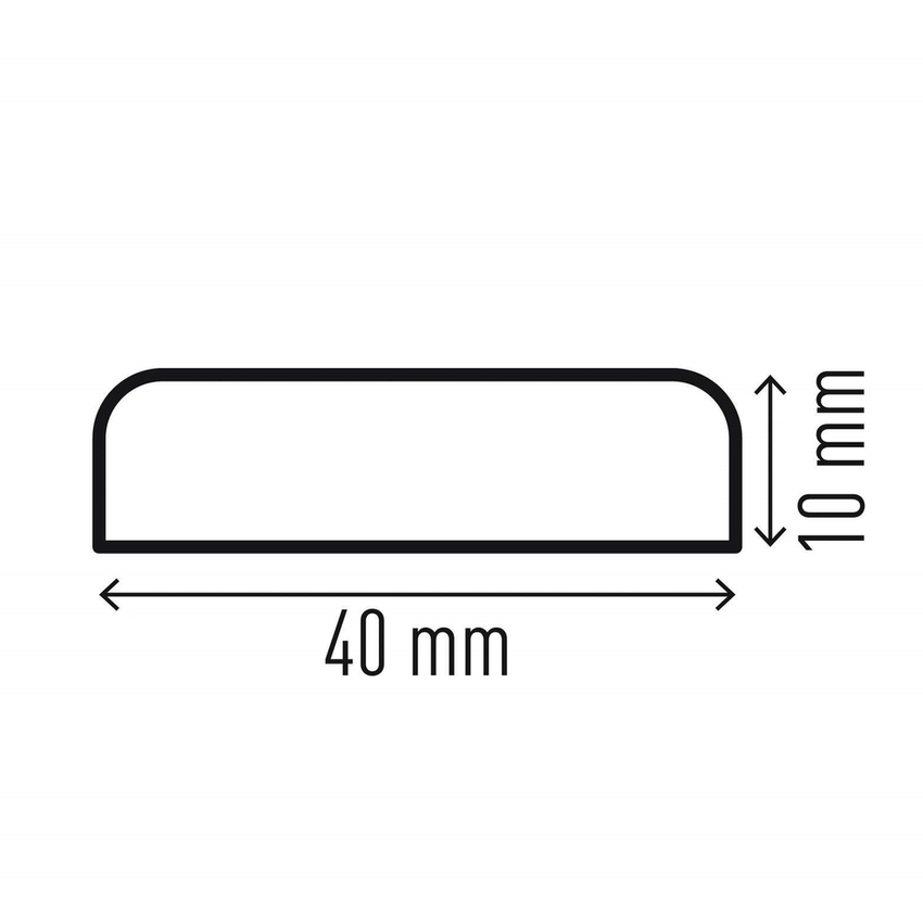 Profile ochronne S10 - ochrona powierzchni żółto-czarny / Durable