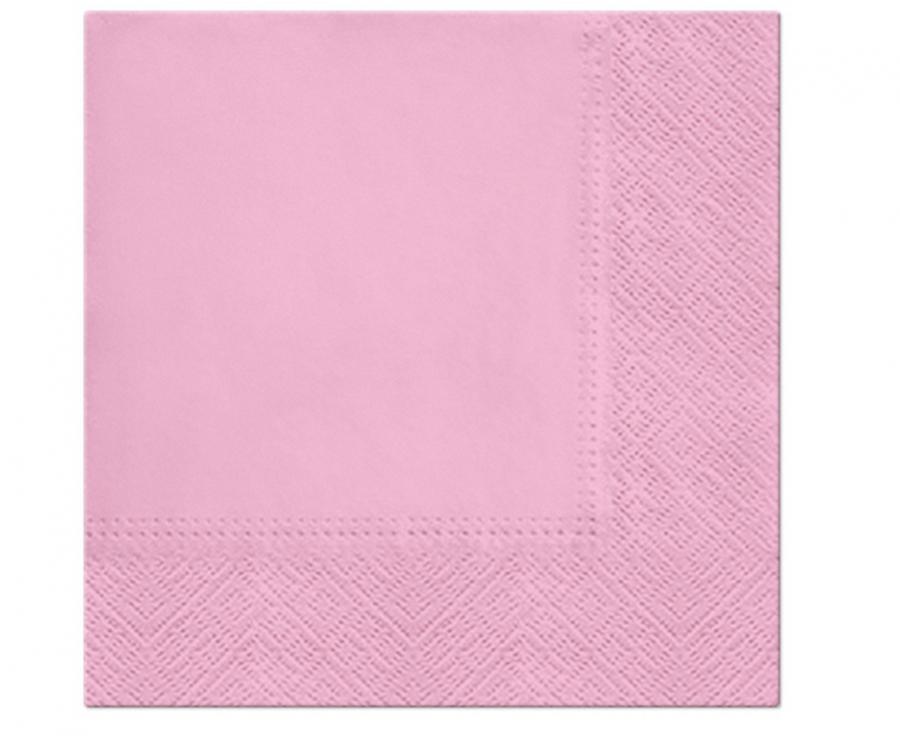 Serwetki 33x33cm A'20 (SDL110004) Rosa /Paw