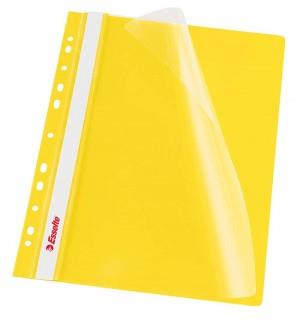 Skoroszyt A4 PVC z Europ. A'10 Żółty  /Esselte