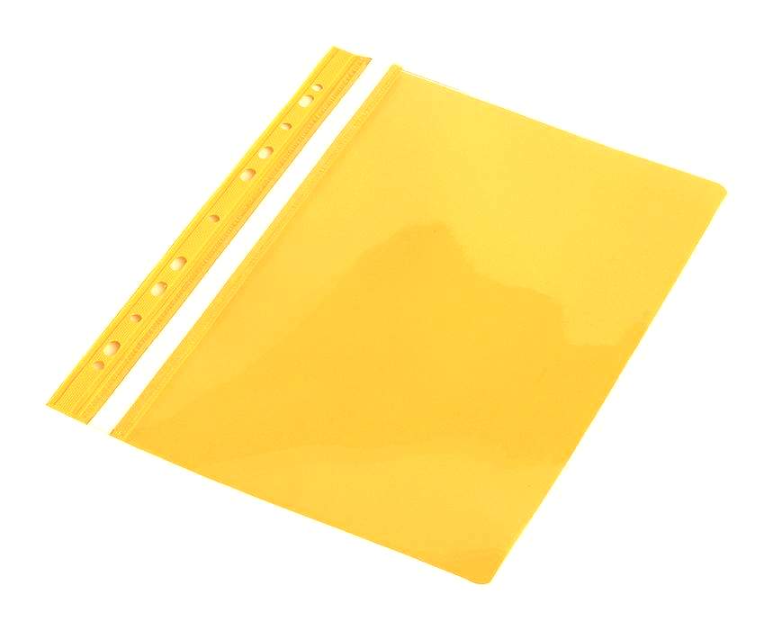 Skoroszyt A4 PVC z Europ. A'10 Żółty /Panta Plast