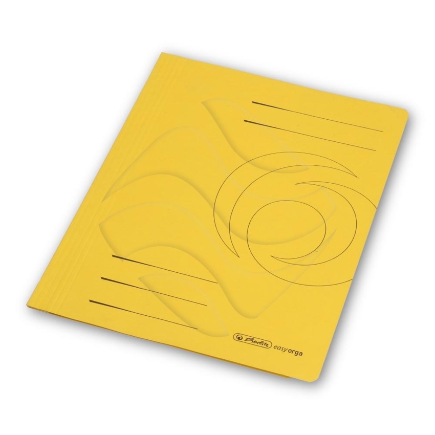 Skoroszyt Papierowy Żółty /Herlitz