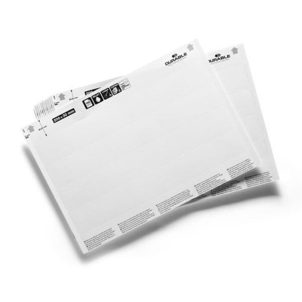 Wkłady do Zadrukowania Label Refill DIN A5 do Produktów Magazynowych 200x30 mm /Durable 804102