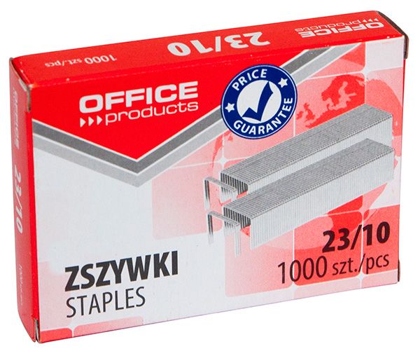 Zszywki Office Products 23/10 1000Szt.