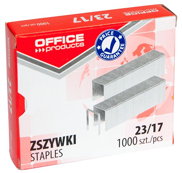 Zszywki Office Products 23/17 1000Szt.