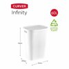 Kosz Na Bieliznę Infinity Recycled 60L Biały  / Curver 245680